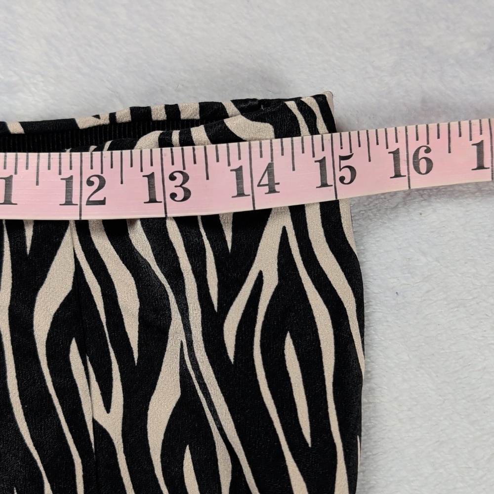 Maeve Anthropologie Zebra Print Ruffle Midi High Low Skirt Size M - Picture 6 of 12